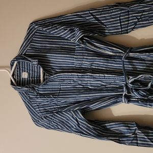 Gap Striped Midi Shirtdress